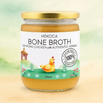 Hokoca Chicken Bone Broth with Traditional Herbs